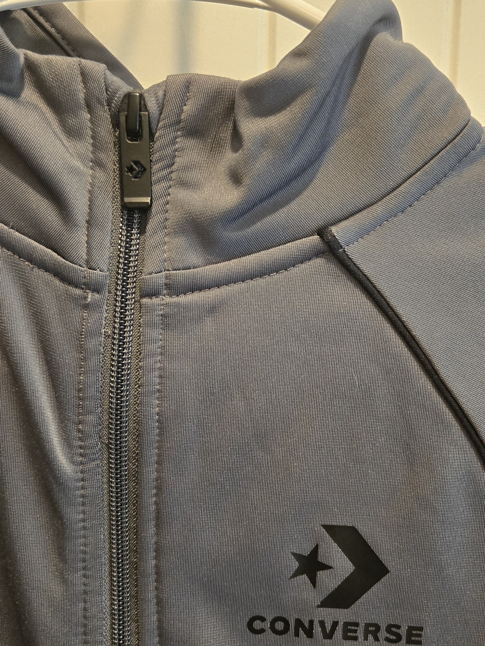 Converse Gray Full-Zip Performance Jacket - Picture 3 of 4
